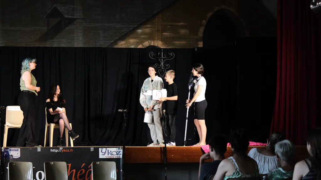 Cliquer pour agrandir Le tournage du film qui fait vachement pas peur