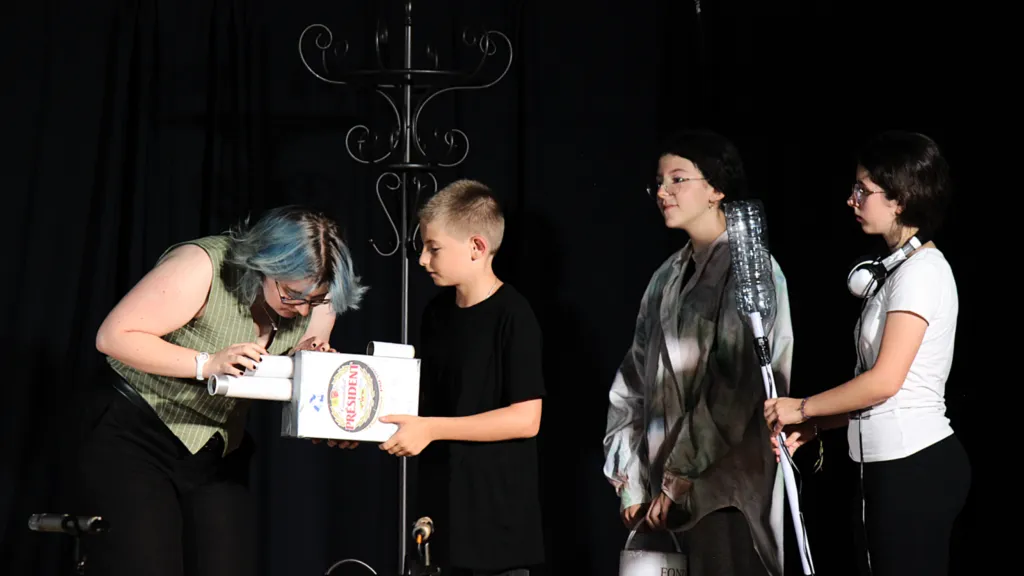 Cliquer pour agrandir Le tournage du film qui fait vachement pas peur