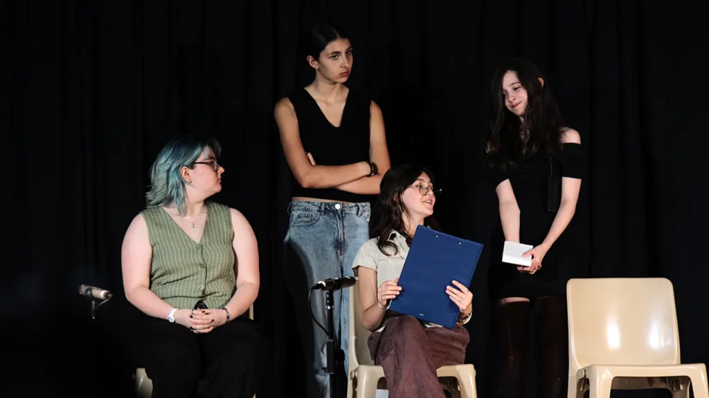 Cliquer pour agrandir Le tournage du film qui fait vachement pas peur