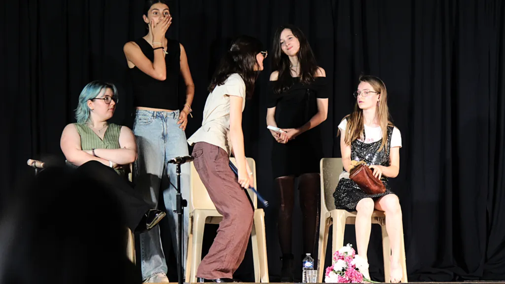 Cliquer pour agrandir Le tournage du film qui fait vachement pas peur