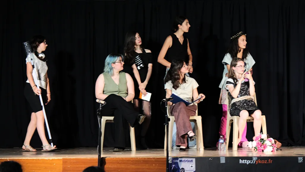 Cliquer pour agrandir Le tournage du film qui fait vachement pas peur