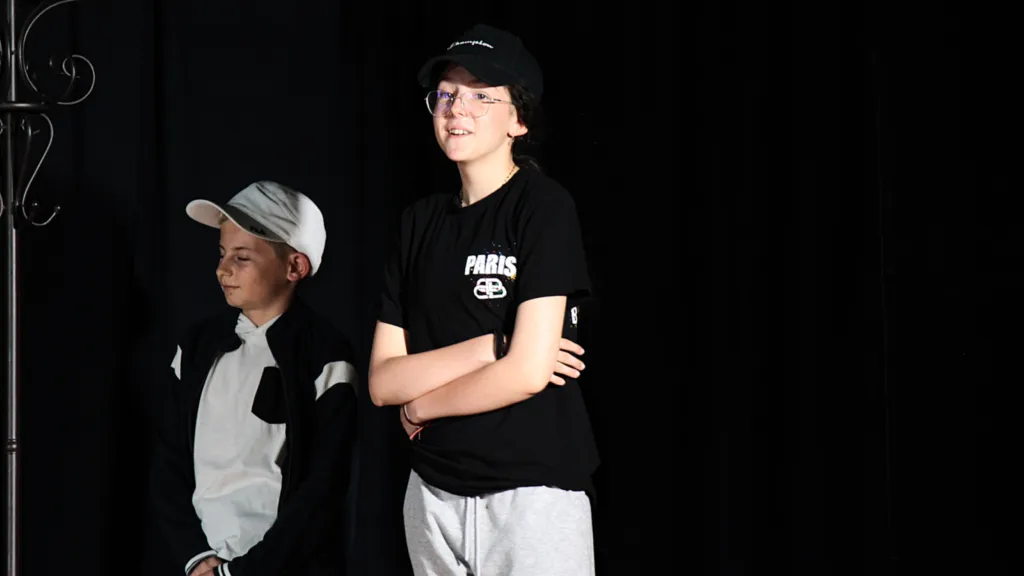 Cliquer pour agrandir Le tournage du film qui fait vachement pas peur