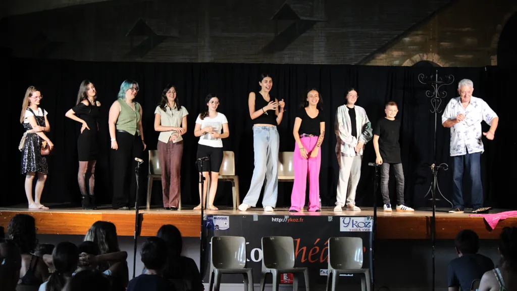 Cliquer pour agrandir Le tournage du film qui fait vachement pas peur