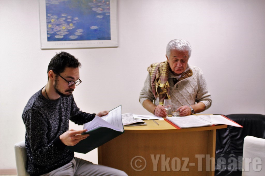 Ykoz-Théâtre : répétition pour le 14 avril 2018